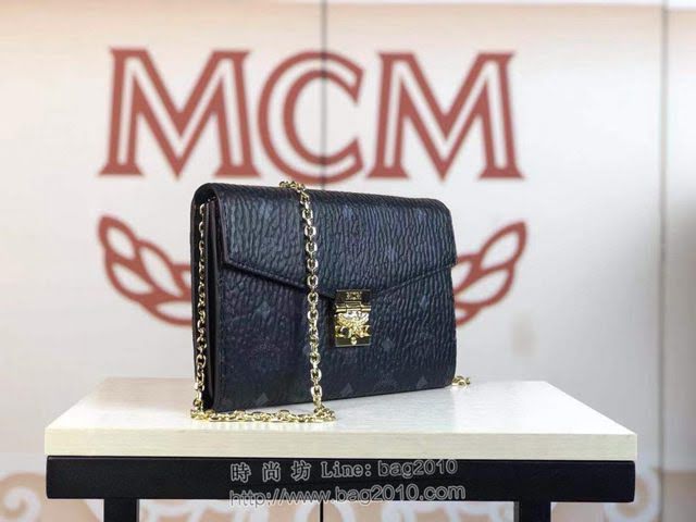 MCM錢包 原單新品 8088 Patricia斜挎包 可拆卸式鏈條 MCM女單肩包 MCM折疊翻蓋錢包  mdmc1311